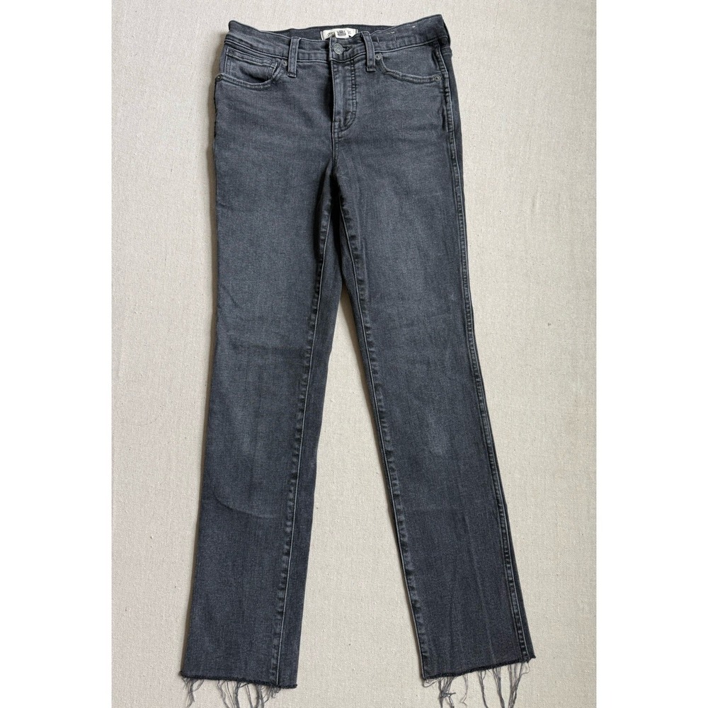 madewell mid rise stovepipe jeans Size 25 Black